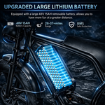 V8 Fat Tire Electric Bike (750W)