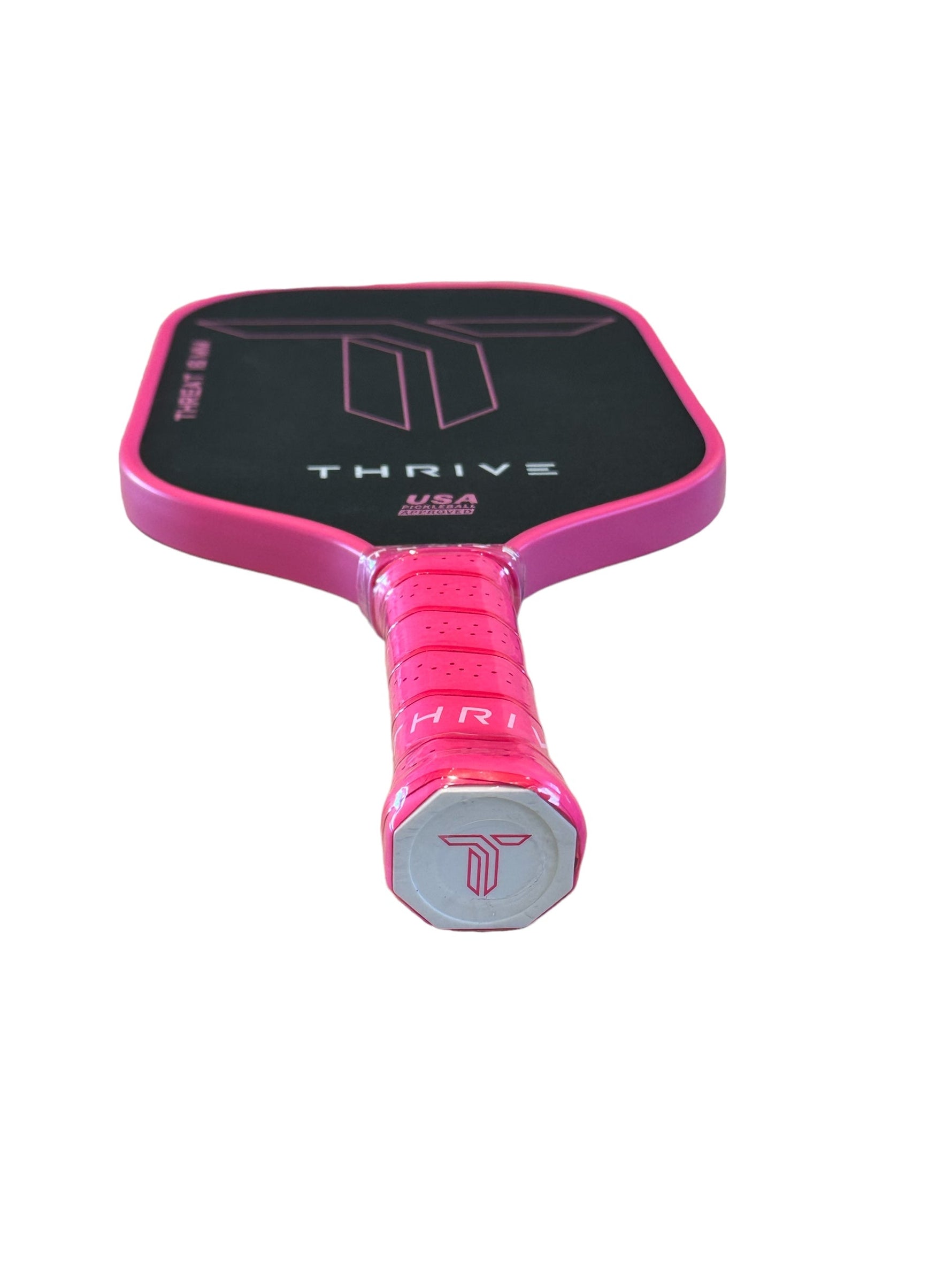 THREAT 16 Paddle Pink with Custom Weight Card, Paddle Cover, Eraser, and Lead Weights