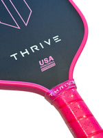 THREAT 16 Paddle Pink with Custom Weight Card, Paddle Cover, Eraser, and Lead Weights