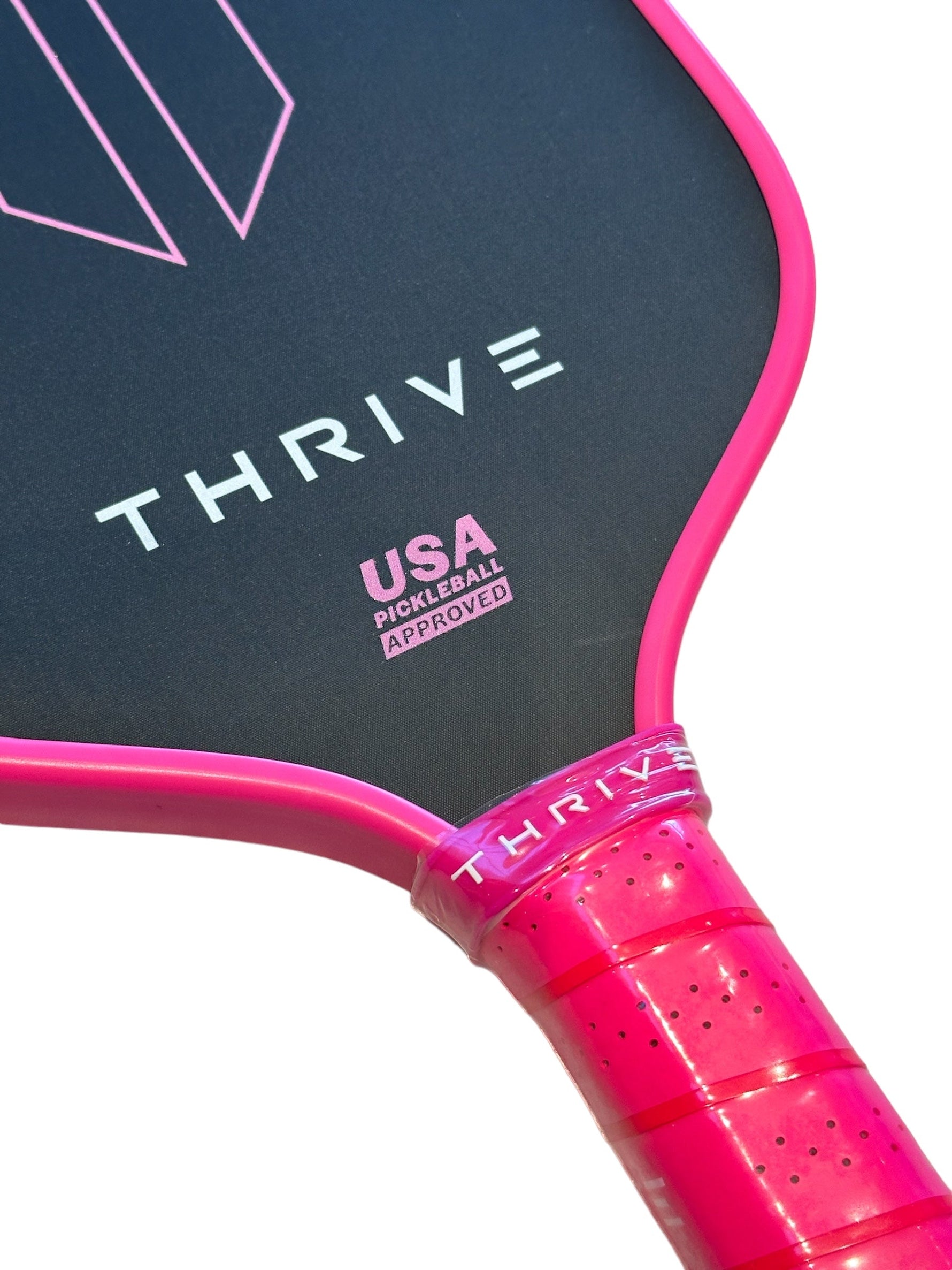 THREAT 16 Paddle Pink with Custom Weight Card, Paddle Cover, Eraser, and Lead Weights