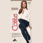 Conte Warm Opaque Women's Tights | 250 Den | 70% Cotton