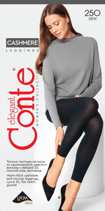 Conte Warm Thin Soft Women's Leggings | 250 Den | 7% Cashmere