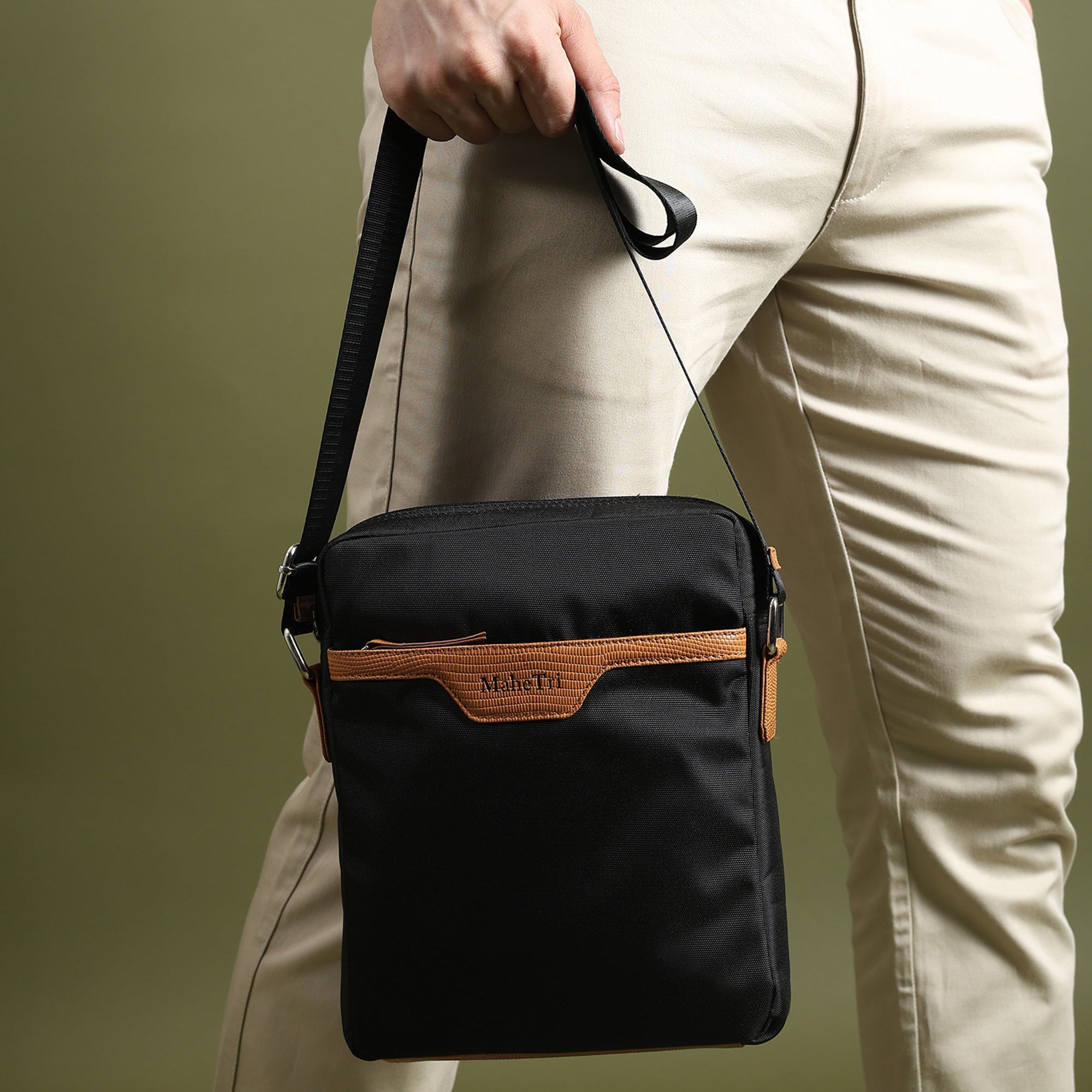 Mark Canvas Side Messenger Bag