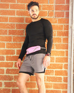 Rhythm Water-Resistant Sport Waist Pack Running Belt with Reflective Strip