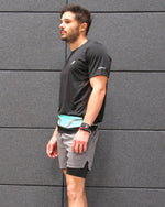 Burk Short Sleeve Shirt | Black with White Logo