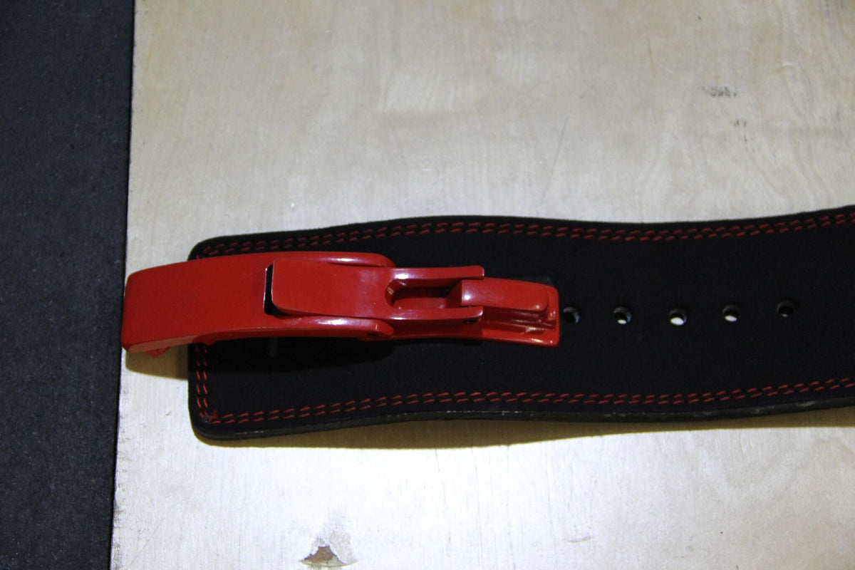 10mm Belt with Leather Deluxe Heavy-Duty Lever Buckle