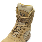 ROCKROOSTER Burano Coyote 8” Suede Leather Waterproof Tactical & Military Boots | AB540