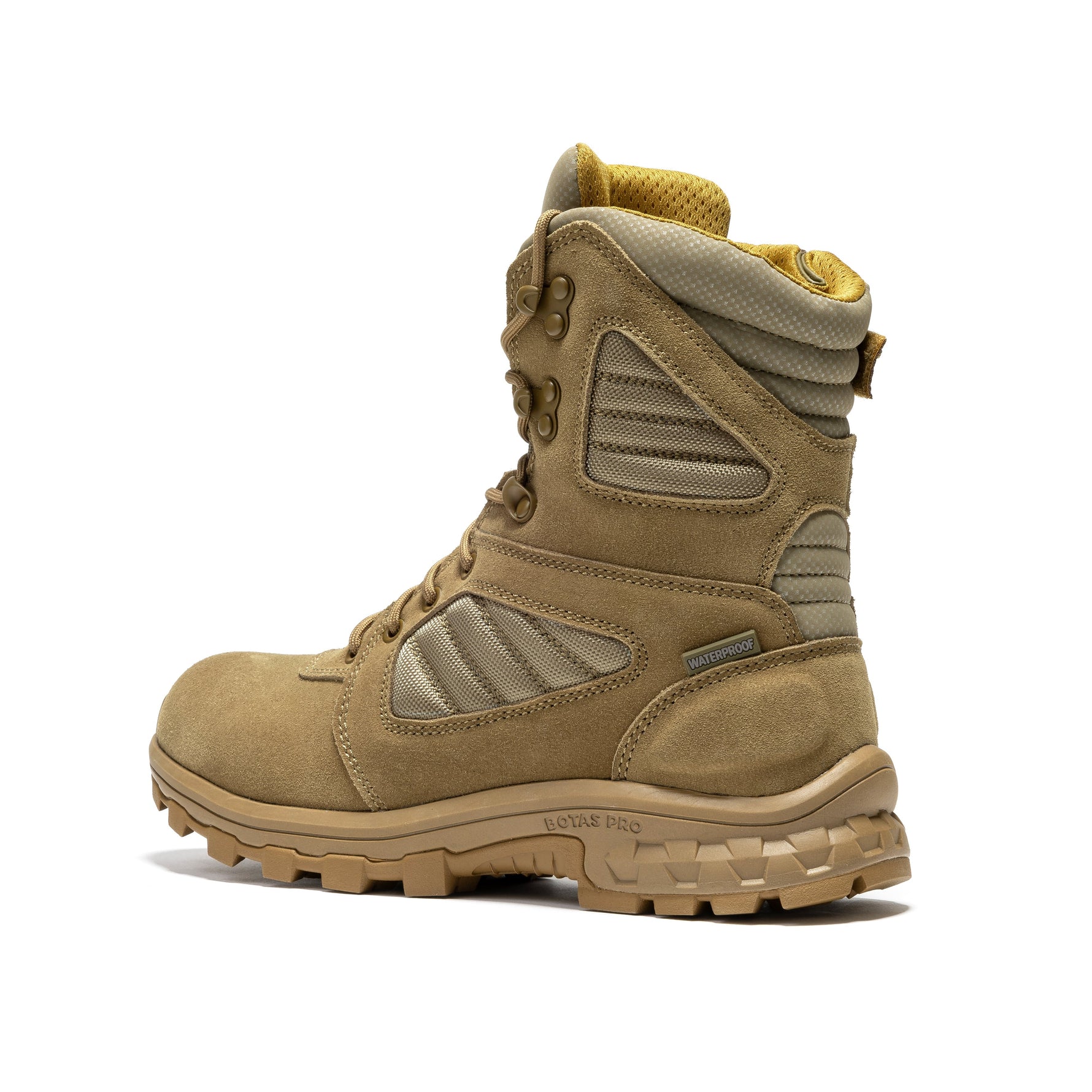 ROCKROOSTER Burano Coyote 8” Suede Leather Waterproof Tactical & Military Boots | AB540