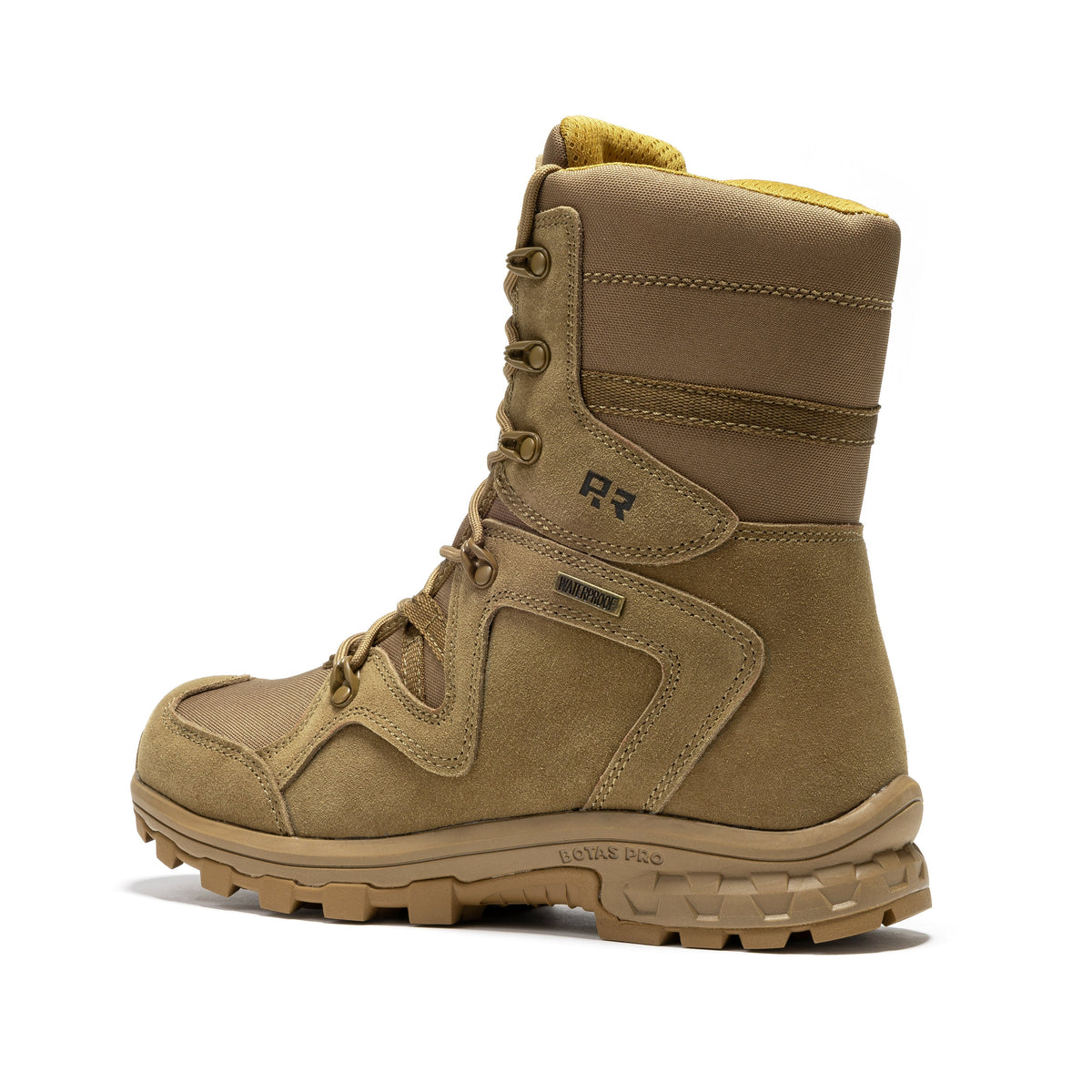 ROCKROOSTER Colmar Coyote 8" Suede Leather Waterproof Tactical & Military Boots | AB520