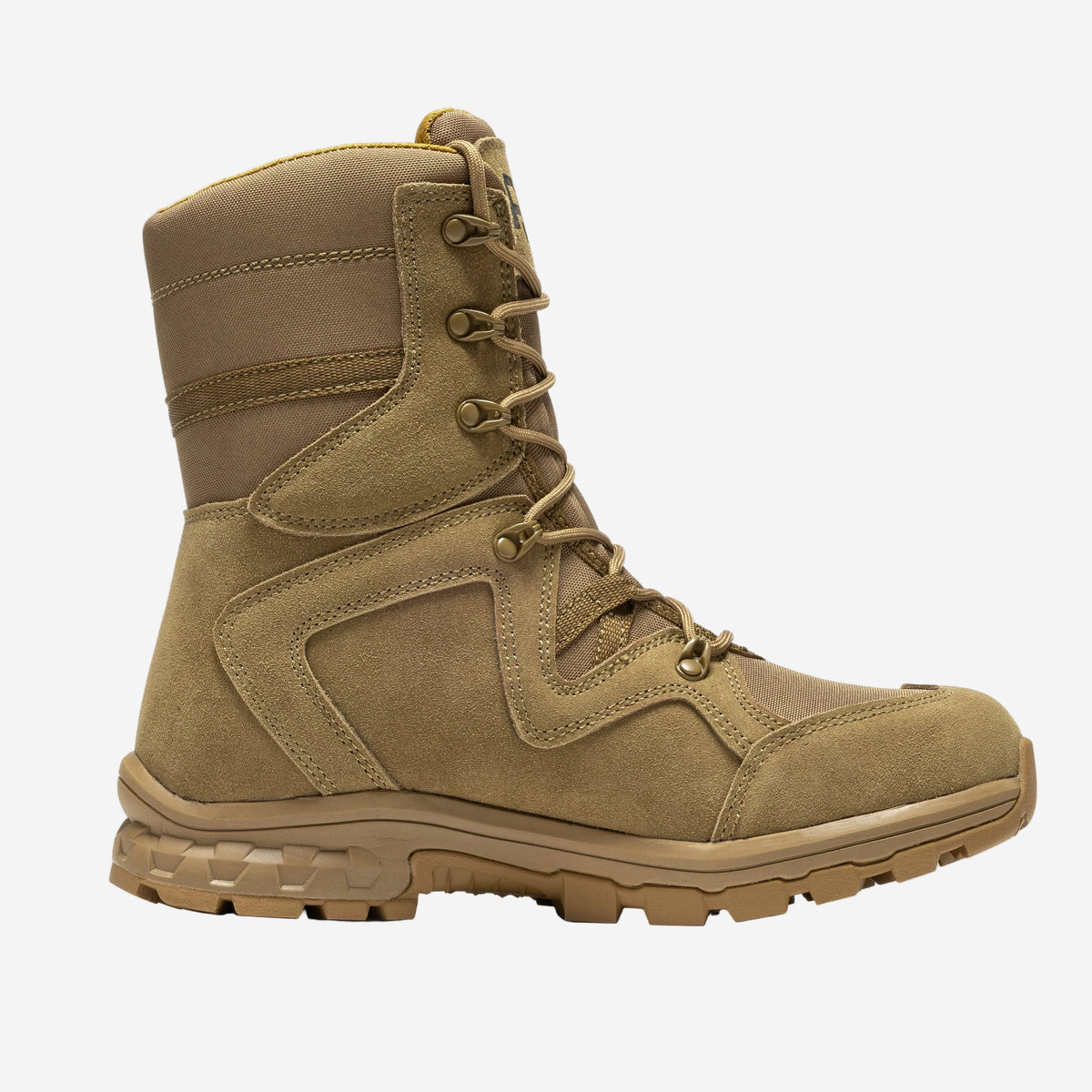 ROCKROOSTER Colmar Coyote 8" Suede Leather Waterproof Tactical & Military Boots | AB520
