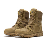 ROCKROOSTER Colmar Coyote 8" Suede Leather Waterproof Tactical & Military Boots | AB520
