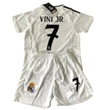 Vini Jr Kids Soccer Jersey Real Madrid | Youth and Toddler Sizes