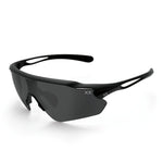 Apex Running Glasses | Black & Light Grey