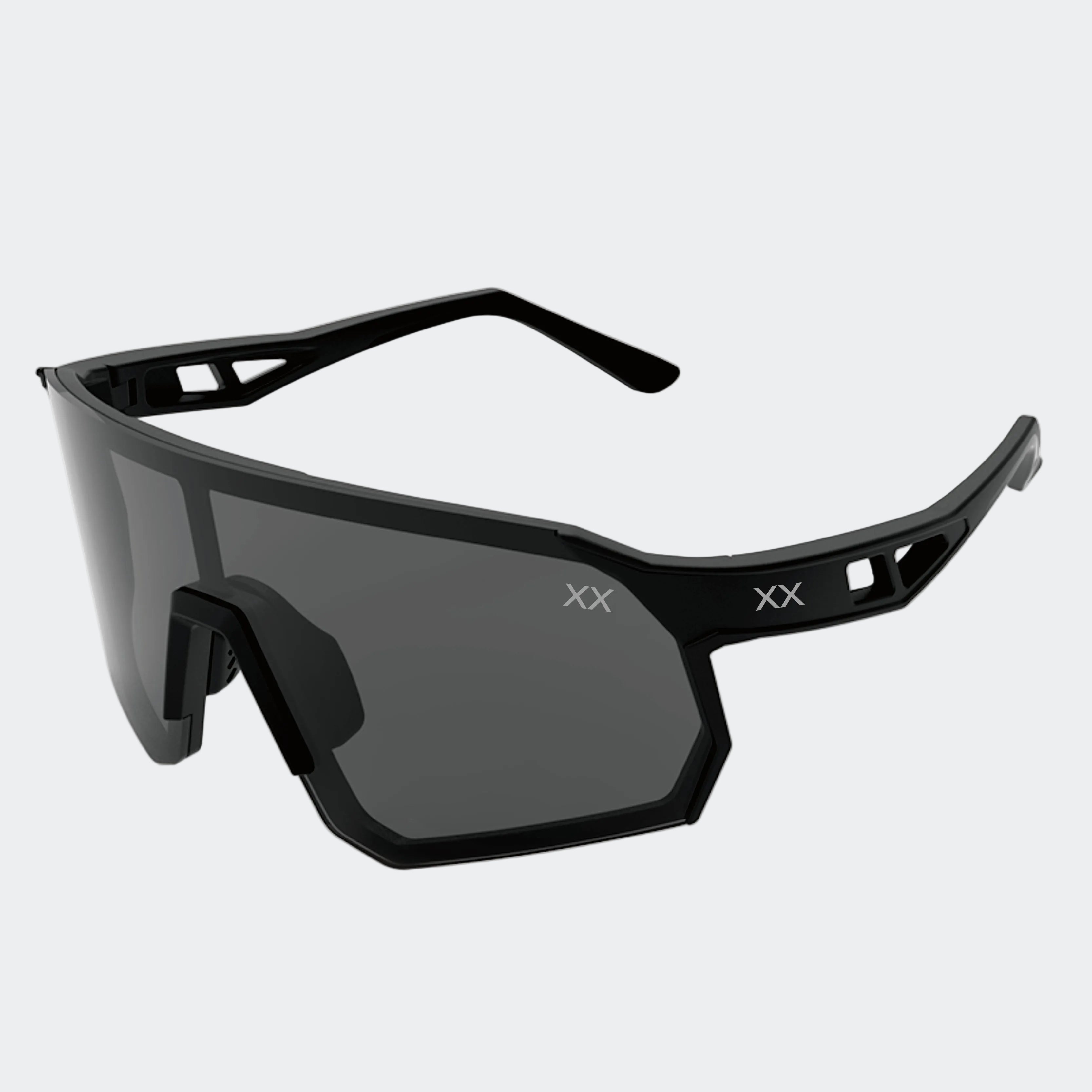 Volt Running Glasses | Black + Dark Grey