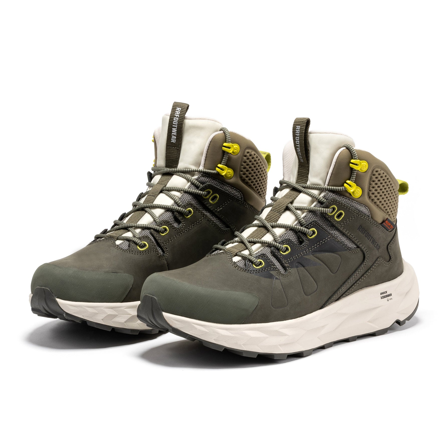 ROCKROOSTER Farmington Green 6” Waterproof Hiking Boots with VIBRAM® Outsole | OC21033