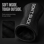 Don’t Suck™ Driver Headcover | Premium Black Diamond Quilted Fit (460cc)