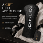 Don’t Suck™ Driver Headcover | Premium Black Diamond Quilted Fit (460cc)