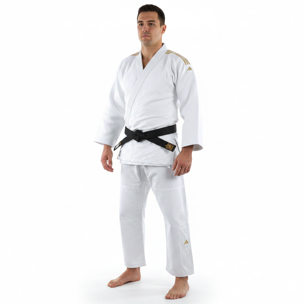 Quest Gold Stripes Judogi | J690