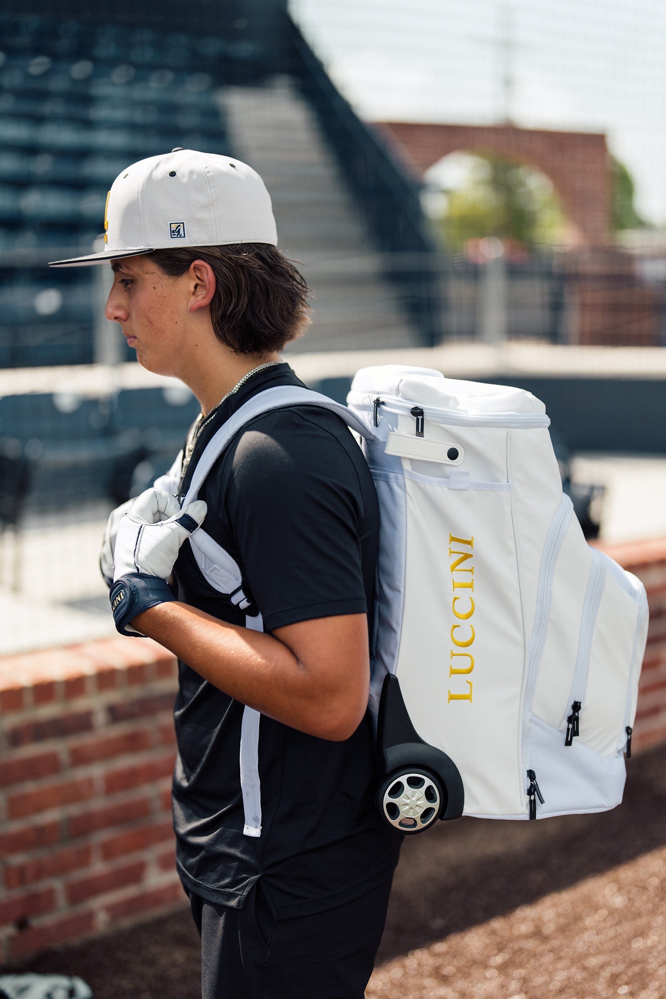 Wheeled Gear Bag | White