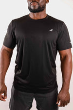 Burk Short Sleeve Shirt | Black with White Logo