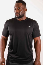 Burk Short Sleeve Shirt | Black with White Logo