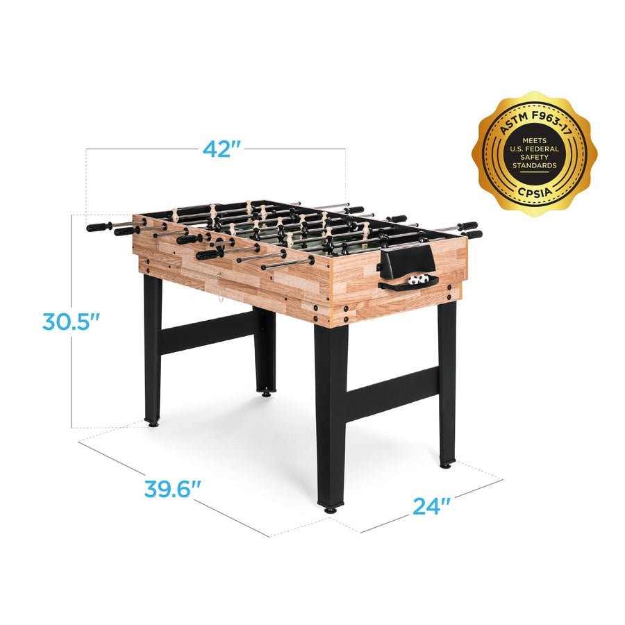 10-in-1 Combo Game Room Table Set (Pool + Foosball + Ping Pong + Chess)