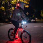 White Brake Free USB-C Motorcycle Helmet