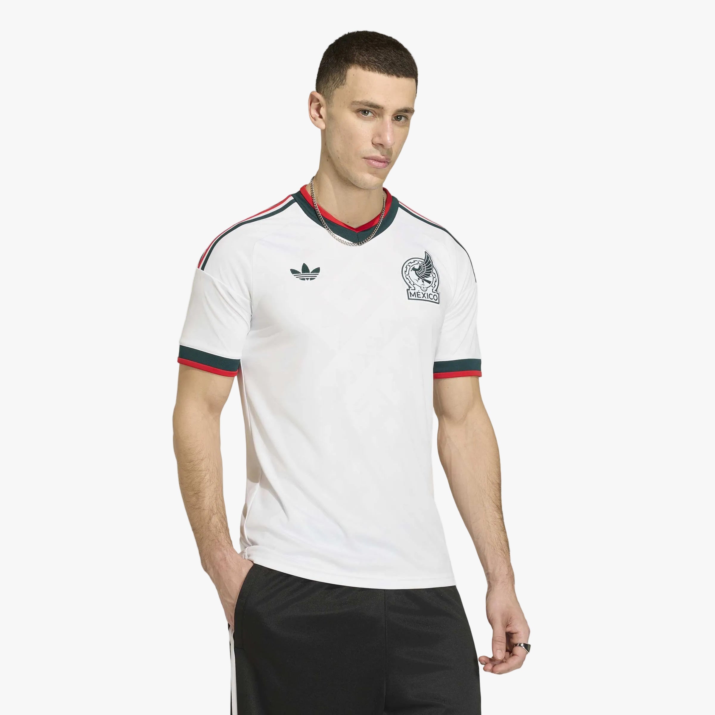 Adidas Mens Mexico 26 Away Jersey | White