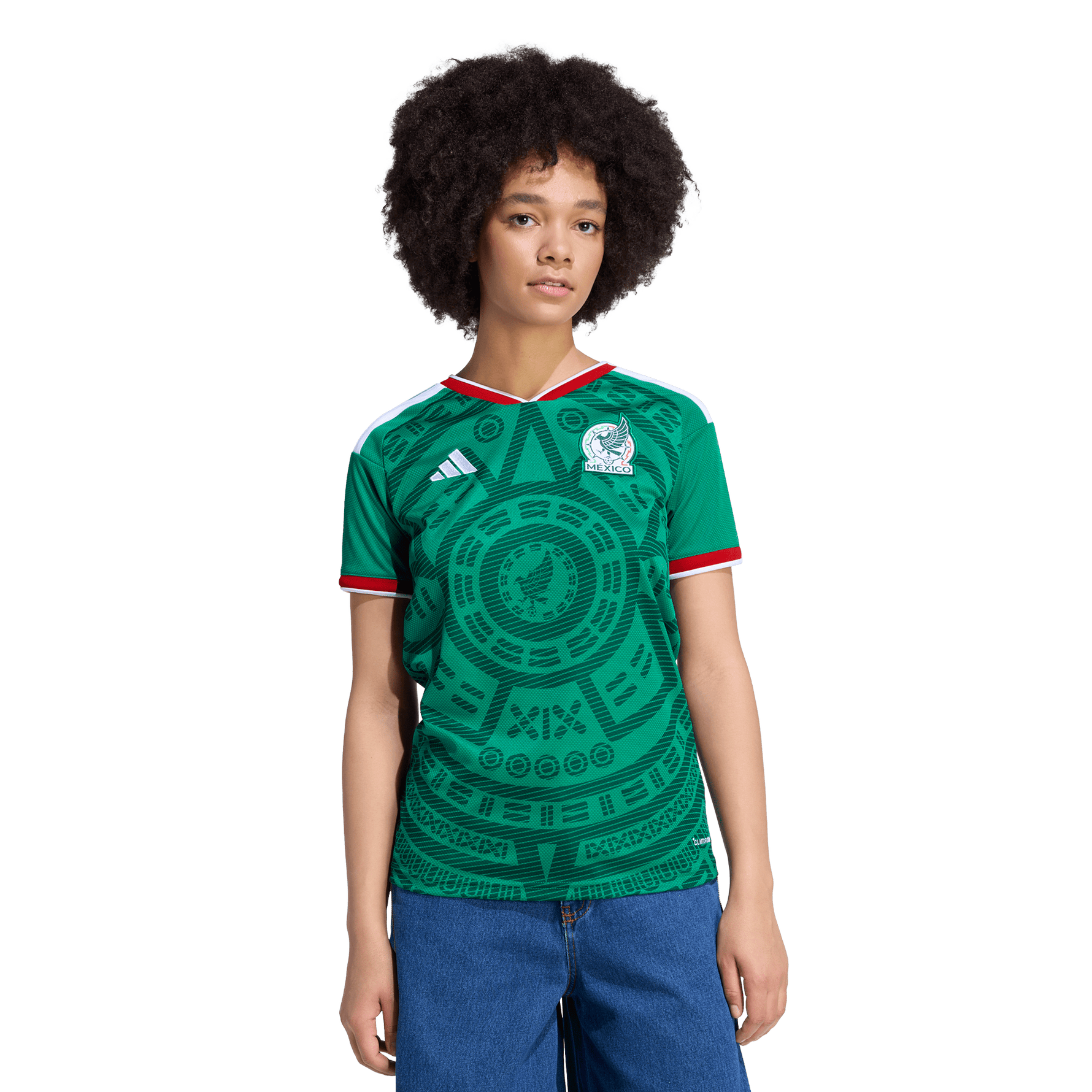 Adidas Womens Mexico 26 Jersey | Green