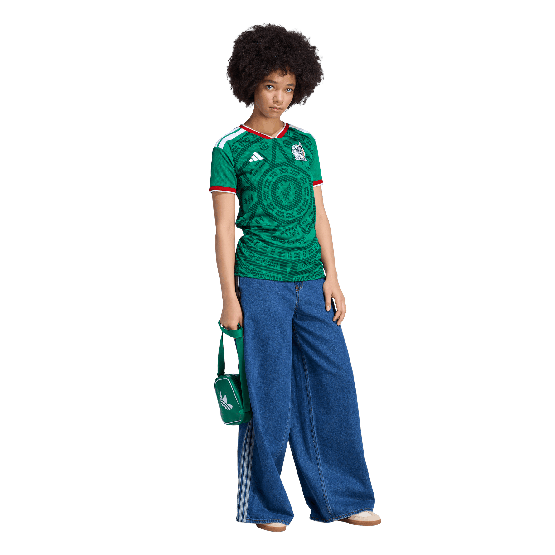 Adidas Womens Mexico 26 Jersey | Green