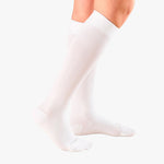Knee-High Compression Socks | Solid White