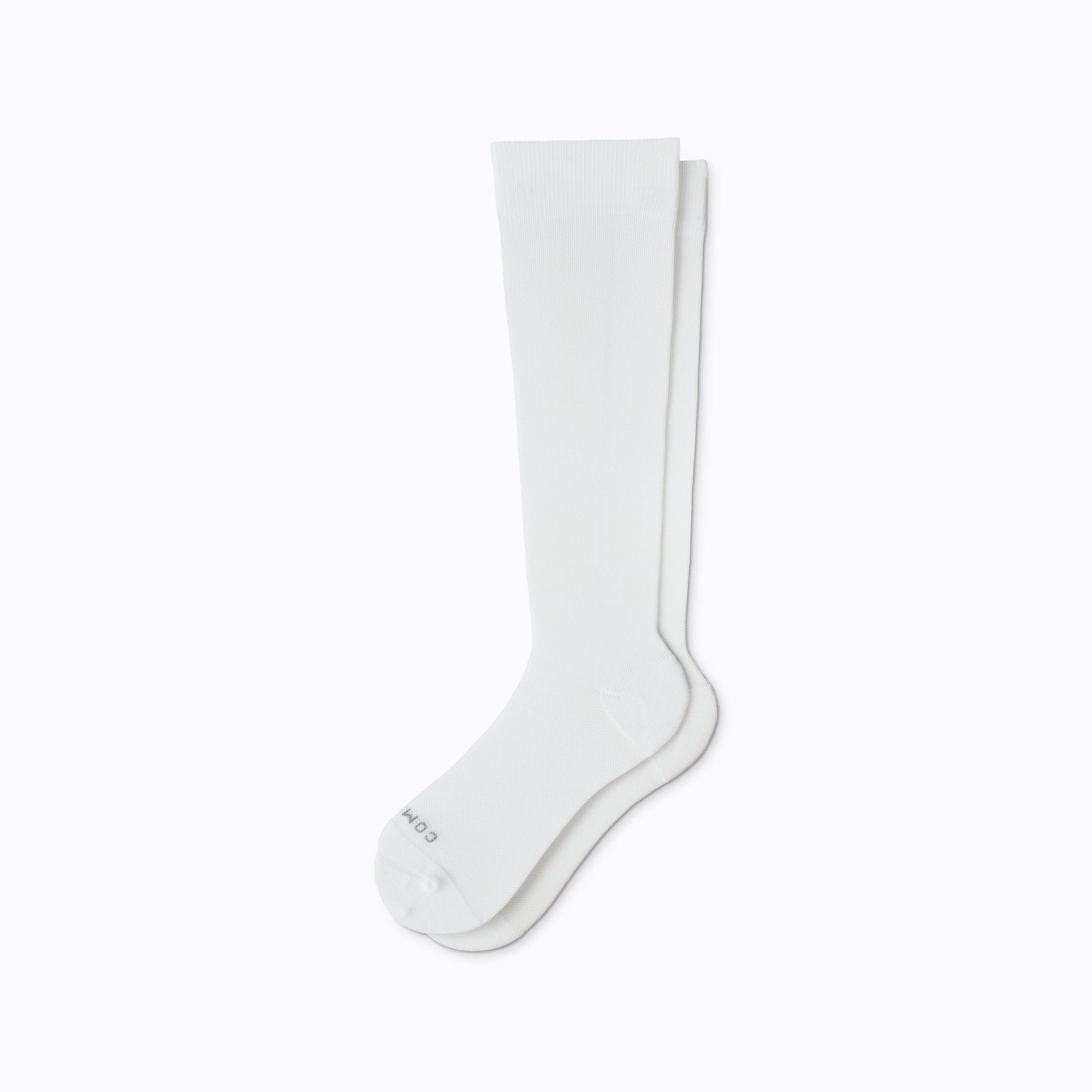 Knee-High Compression Socks | Solid White