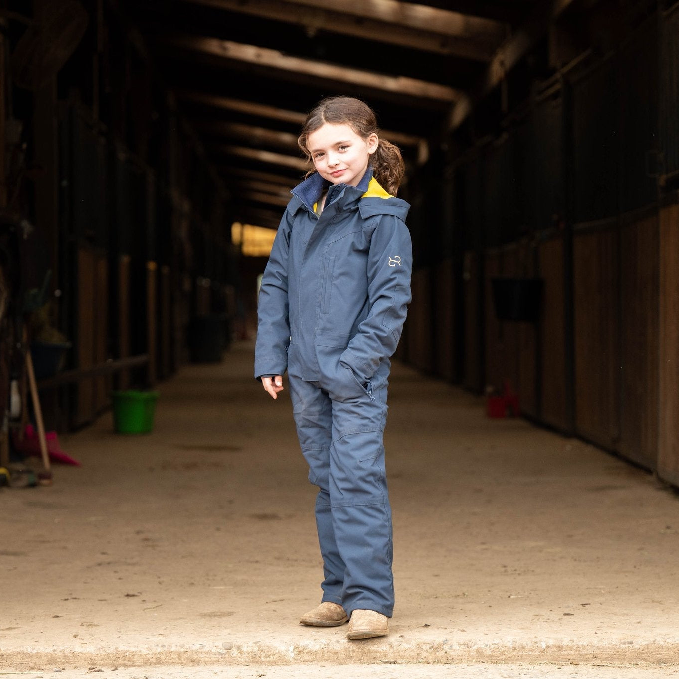 Kid's Winter Insulated Jumpsuit | Blue Nights