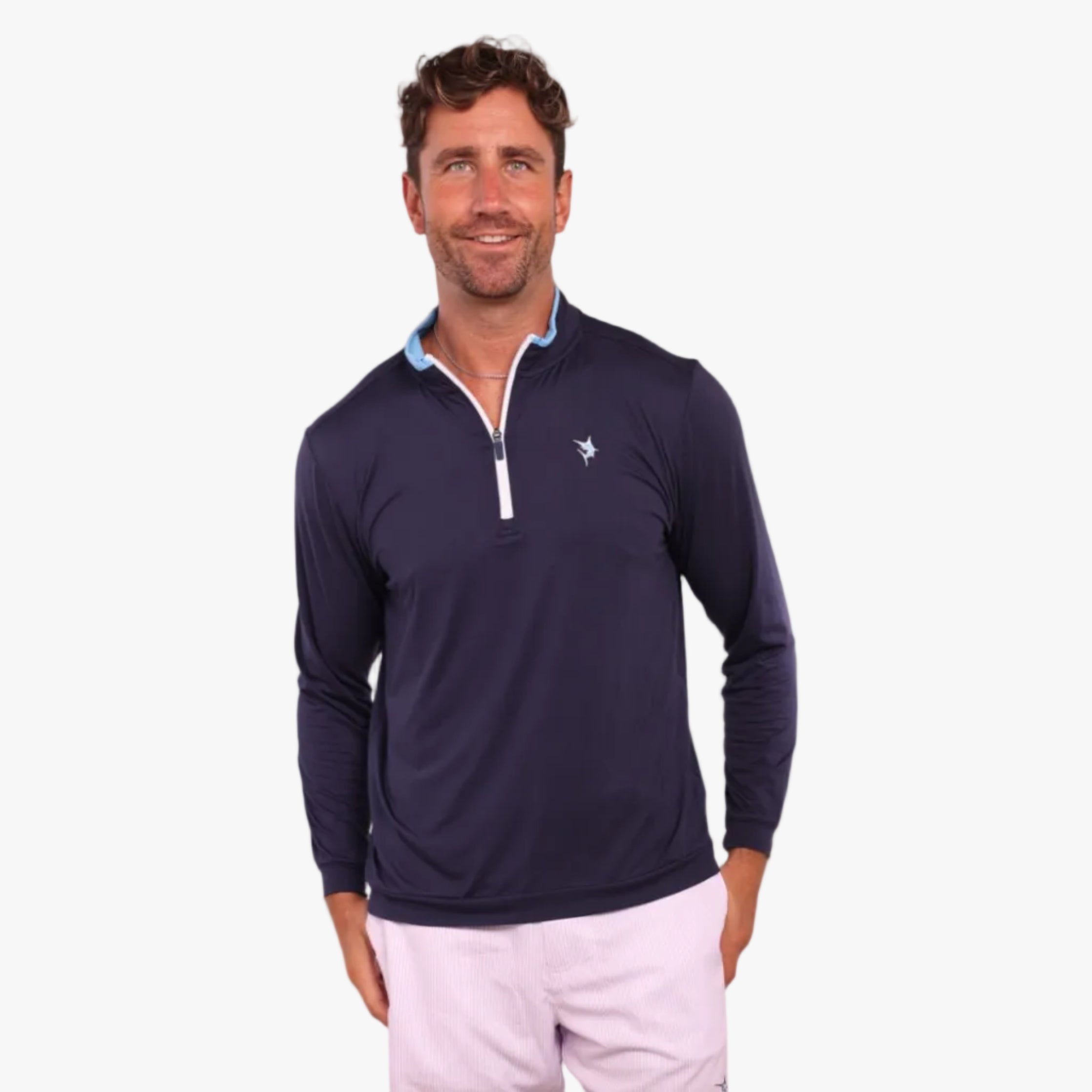 Long Beach Quarter Zip Ultra Soft Lightweight