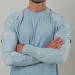 OLEU SUNSPORT™ UV ARM SLEEVES | RAINFOREST SEA GREEN