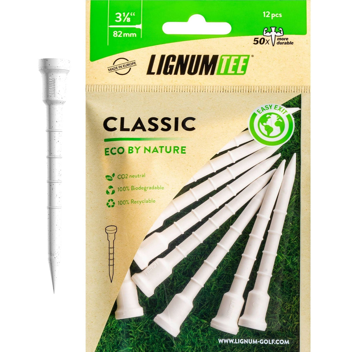 Lignum Tee | Classic Golf Tee Eco