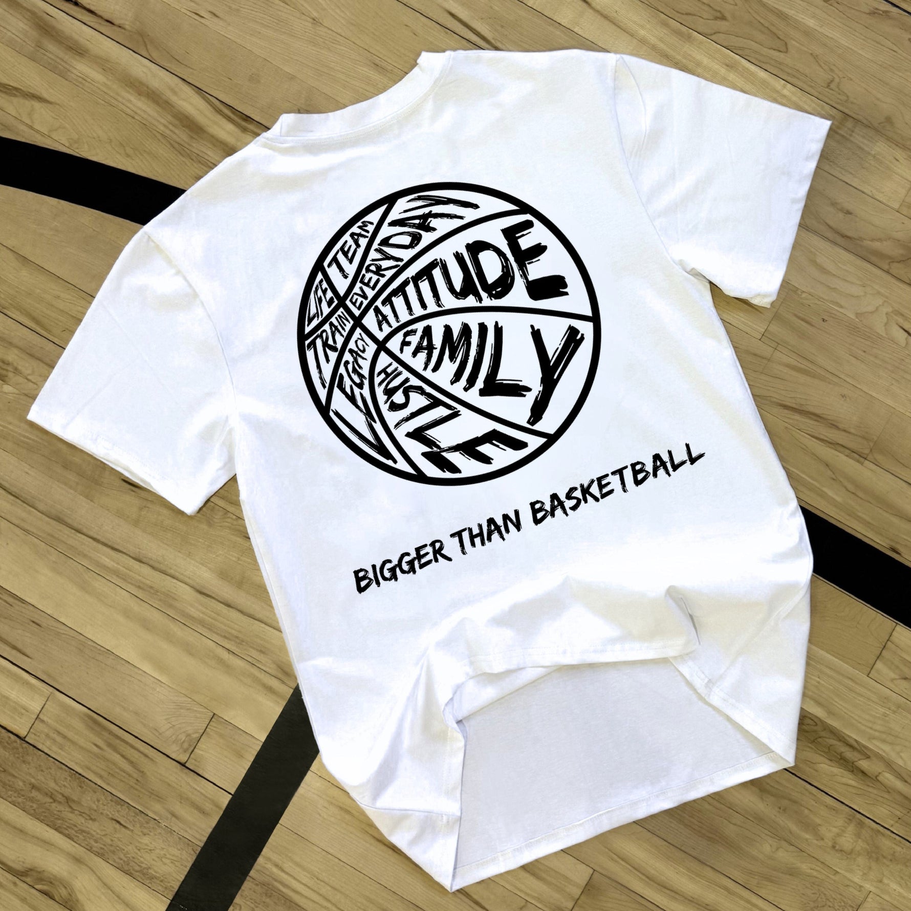 Bigger Than Basketball T-Shirt | White