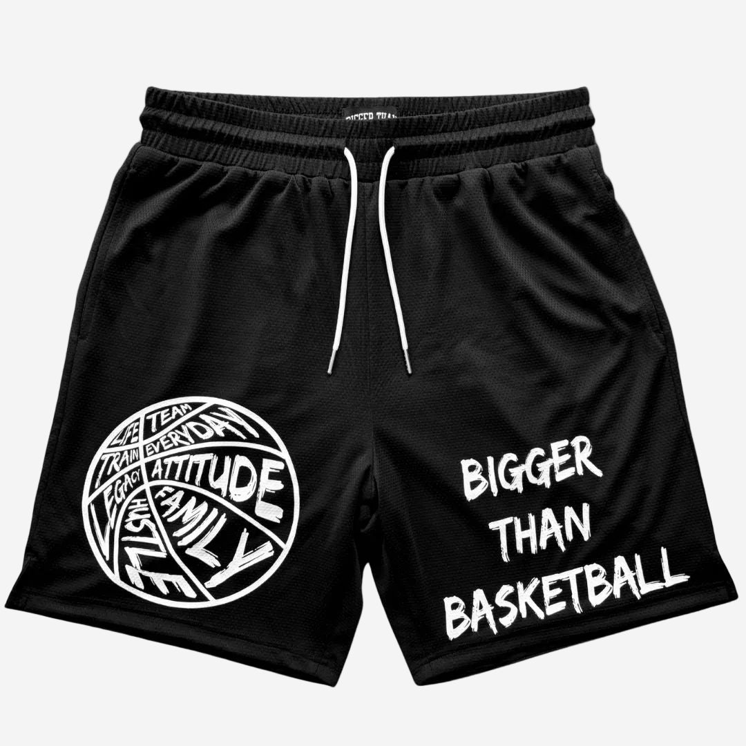 Bigger Than Basketball Shorts | Black