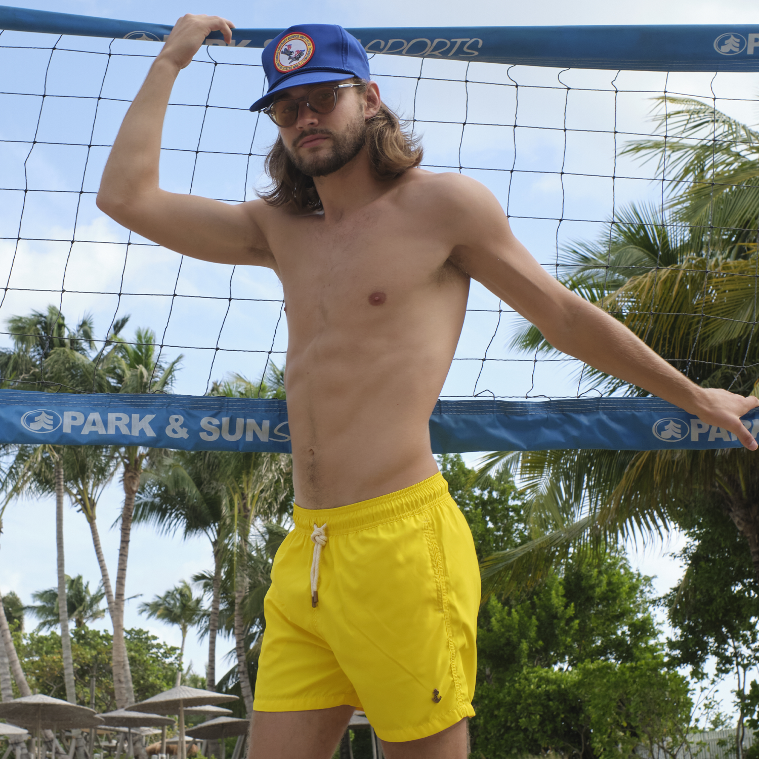 90's Yellow Swim Short