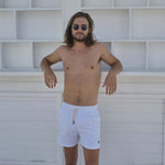 Classic White Swim Short