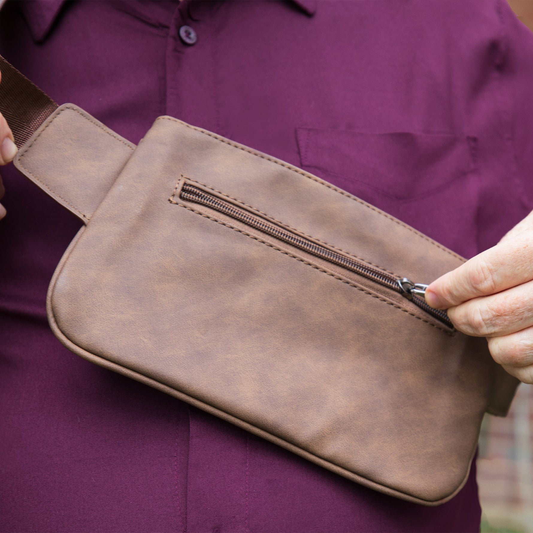 SYB Cross Body Fanny Pack | Metro Vegan Leather