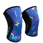 Bear KompleX Knee Sleeves Lightning with REVERSIBLE Blue