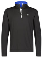 Long Beach Quarter Zip Ultra Soft Lightweight | Black
