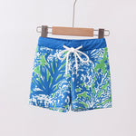 Ocean Garden Splash Boys Swim Trunks