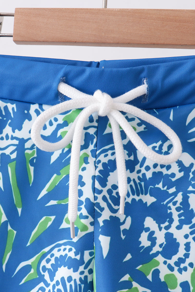 Ocean Garden Splash Boys Swim Trunks