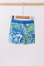 Ocean Garden Splash Boys Swim Trunks
