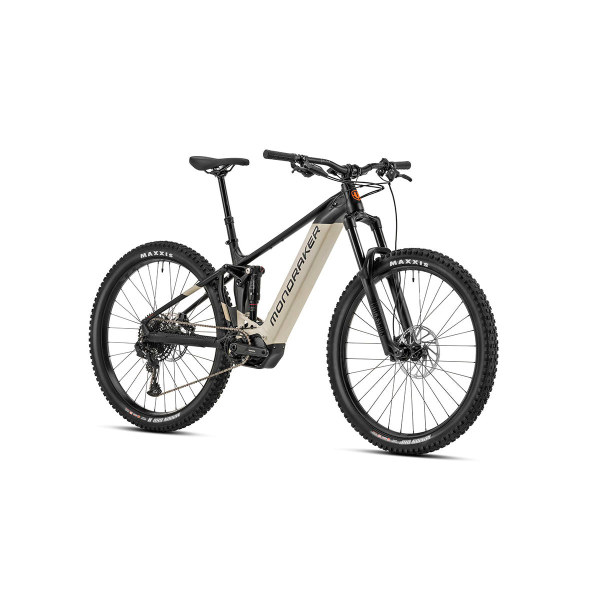 Mondraker DUSK (SE) Bike | Black-Desert Grey-Orange (e-MTB ENDURO)