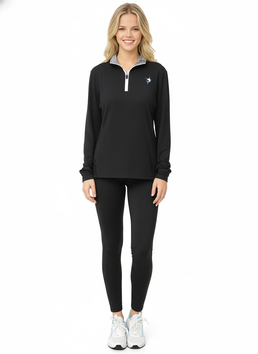 Women's Monterey Quarter Zip | Black