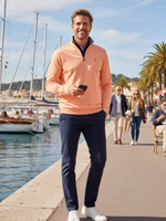Monterey Performance Quarter Zip | Papaya