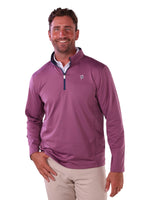 Montauk Quarter Zip Midweight Comfort | Plum